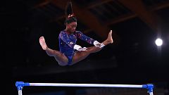 Simone Biles contra Rusia en la final por equipos de Gimnasia Artística