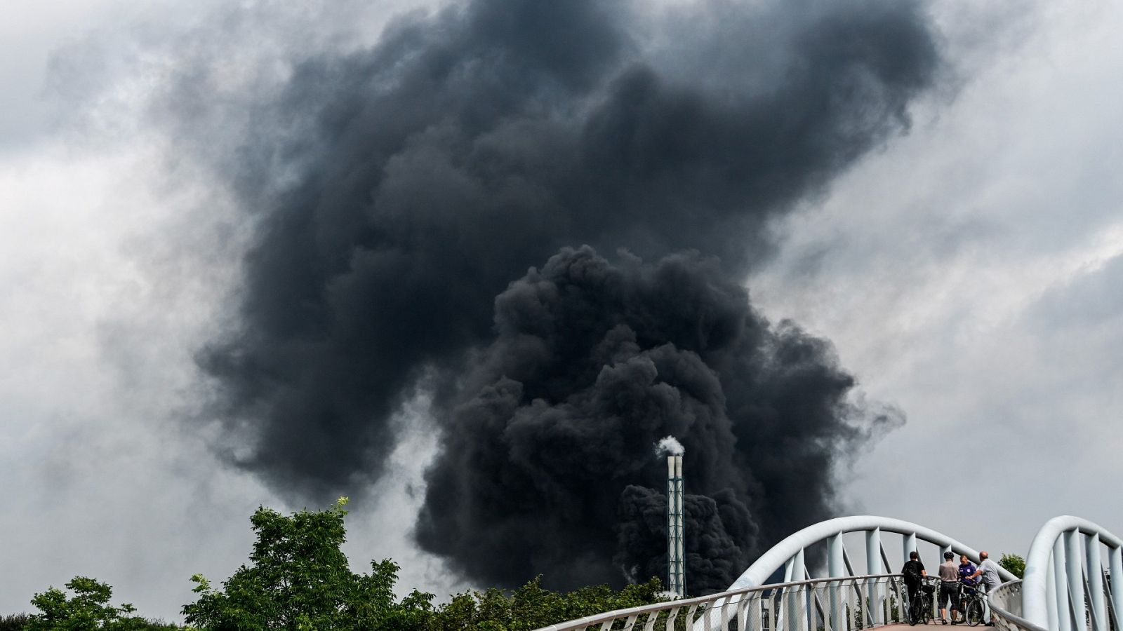 Una explosión en un parque químico en Leverkusen al oeste de Alemania