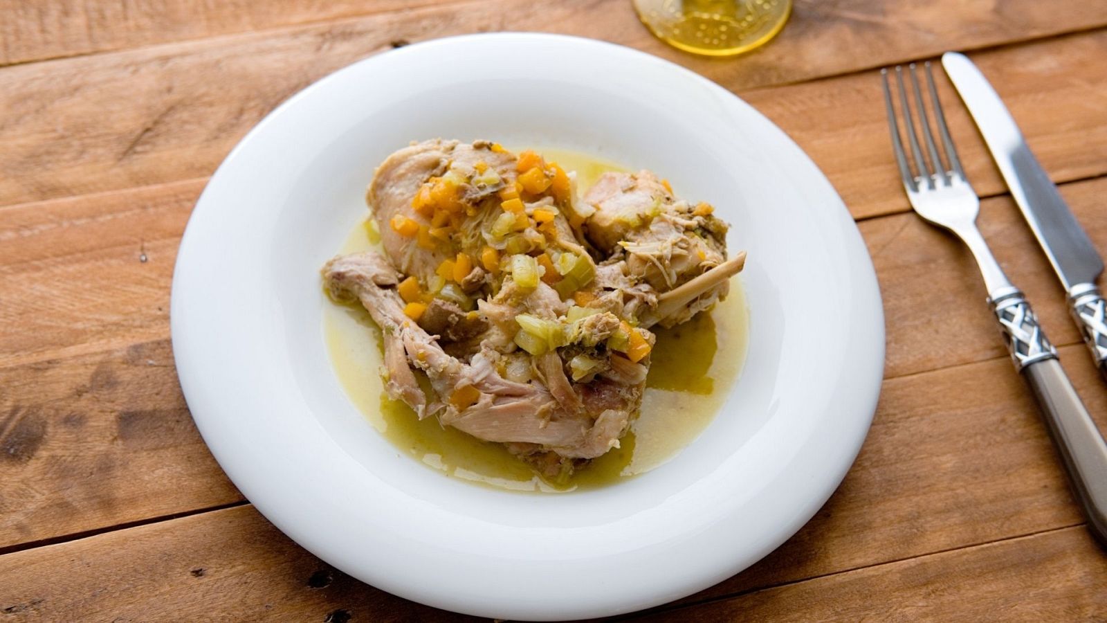 Conejo con cebolla al estilo de Miquel Montoro