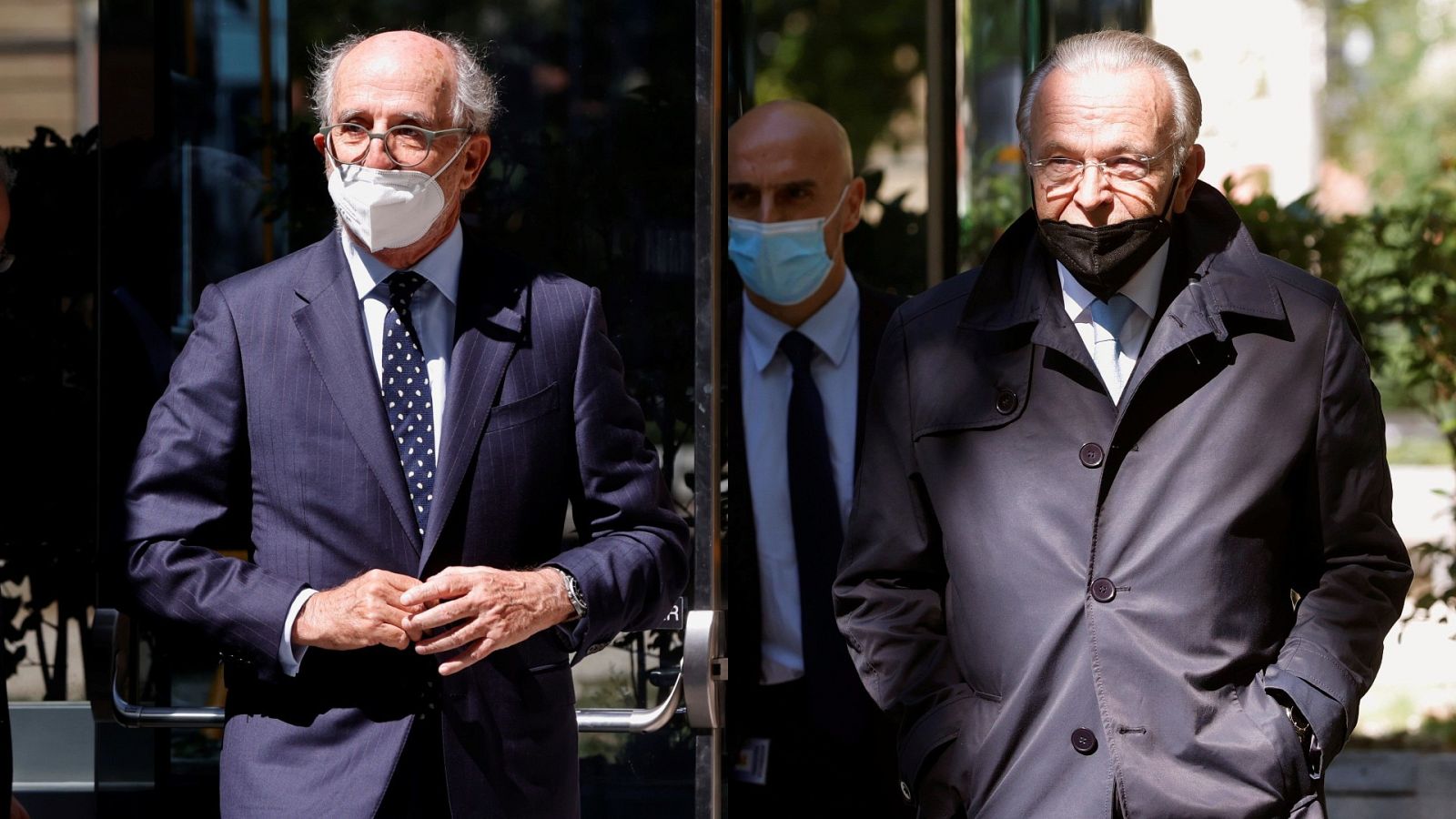 Bufrau y Fainé salen de la Audiencia Nacional, tras declarar como investigados