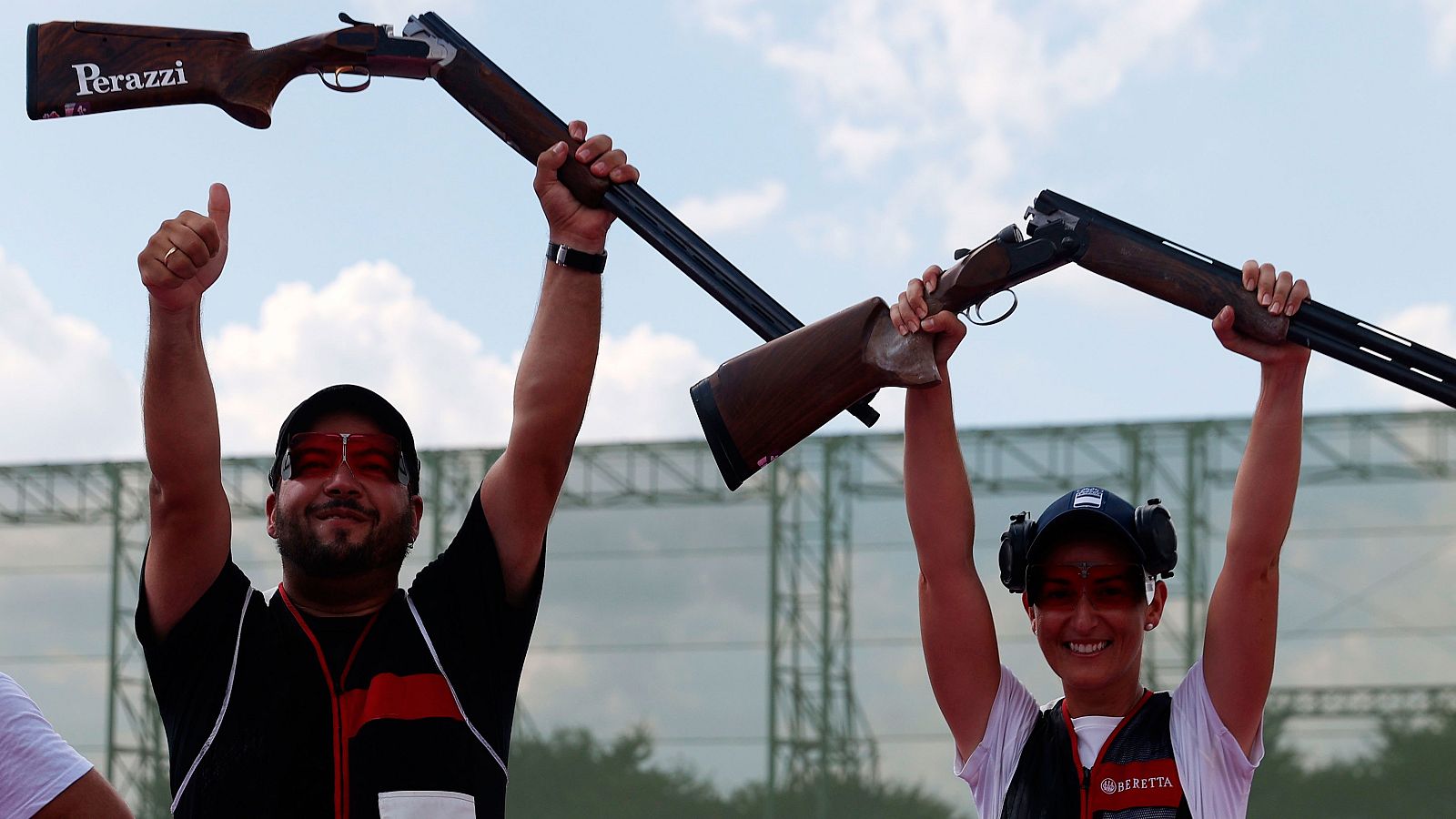 Fátima Gálvez y Alberto Fernández gana la medalla de oro en tiro en foso mixto en los Juegos Olímpicos de Tokyo 2020
