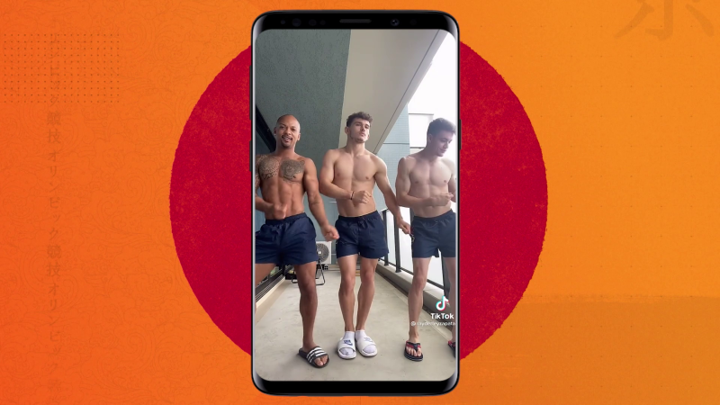 Los bailes más virales de Ray Zapata, Ana Peleteiro y Garbiñe Muguruza en la Villa Olímpica