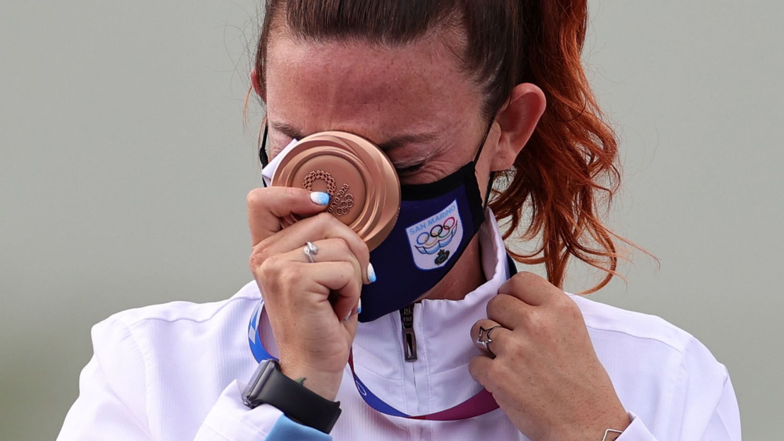 La sanmarinense Alessandra Perilli medalla de oro en tiro femenino
