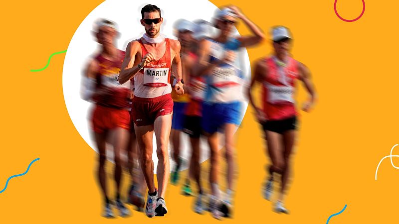 Álvaro Martín, María Pérez y Marc Tur, medalla de chocolate en marcha 