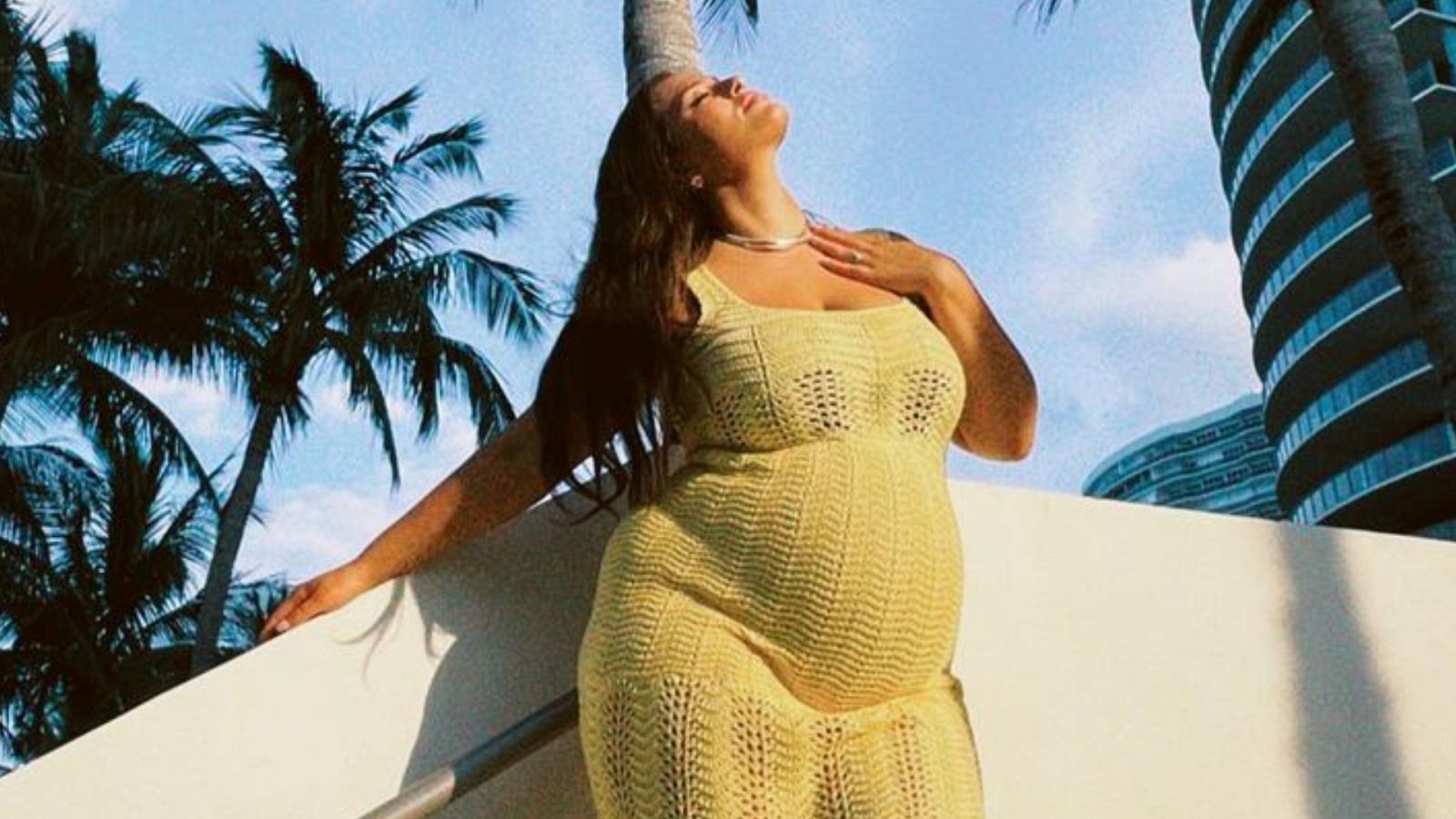 La modelo Ashley Graham embarazada