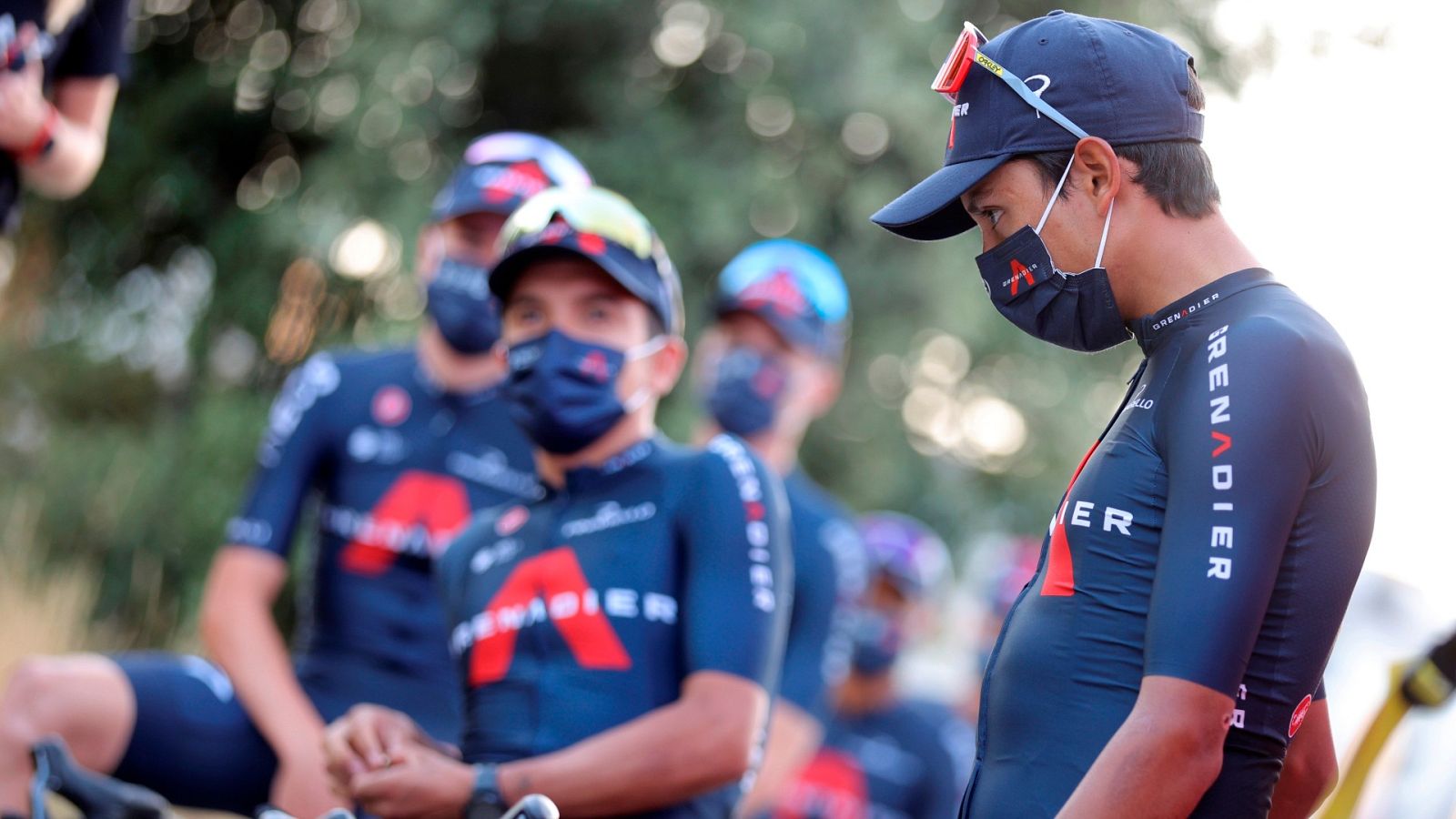 Bernal durante la presentación de la Vuelta