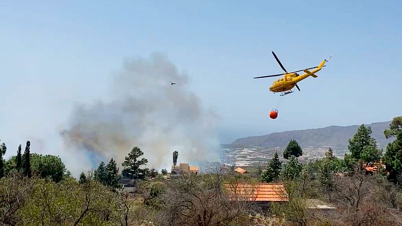 El incendio de La Palma, controlado y perimetrado tras dejar cuantiosos daños