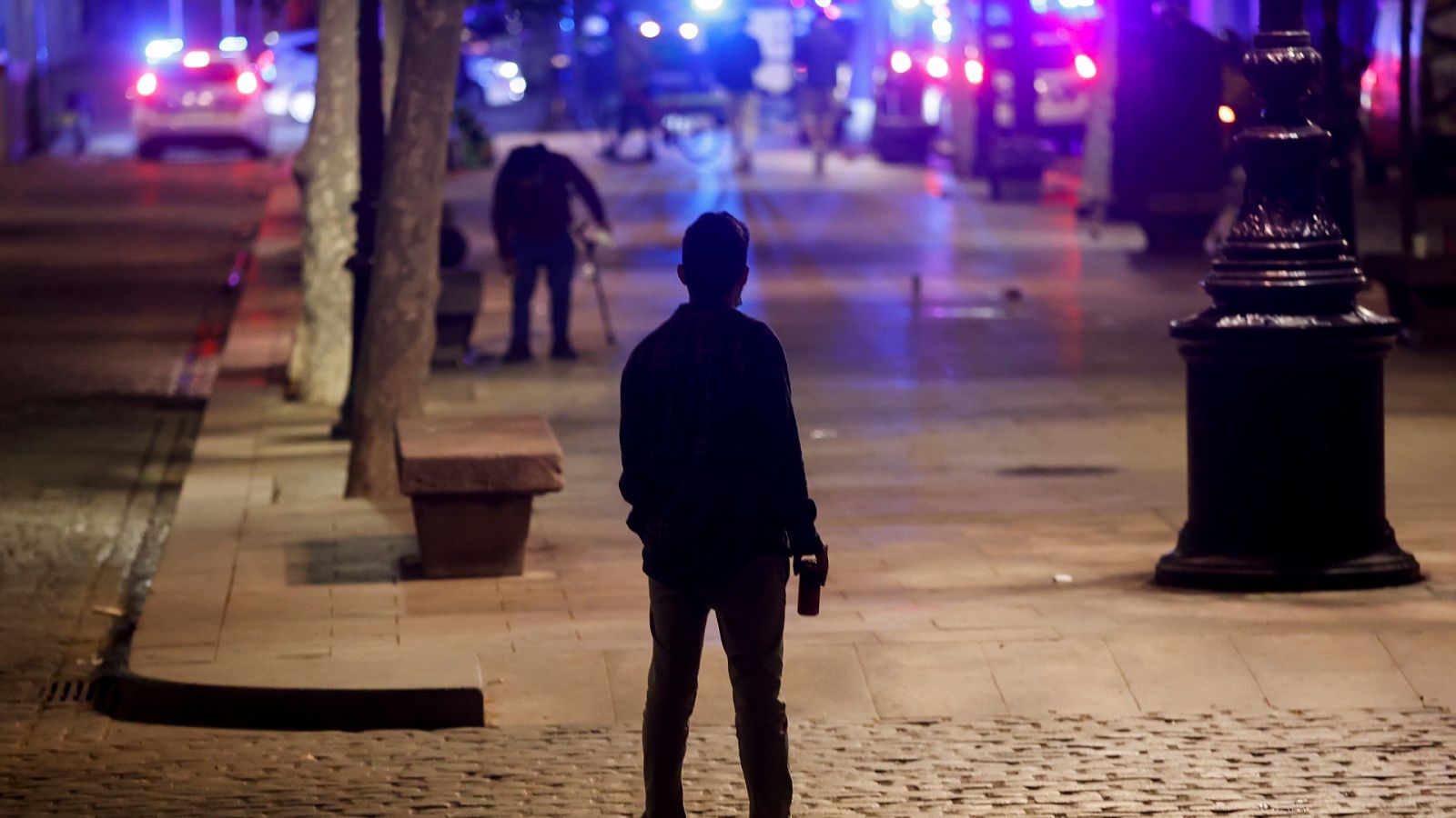 Aspecto del Paseo del Born de Barcelona el pasado mes de mayo antes de que terminase el estado de alarma
