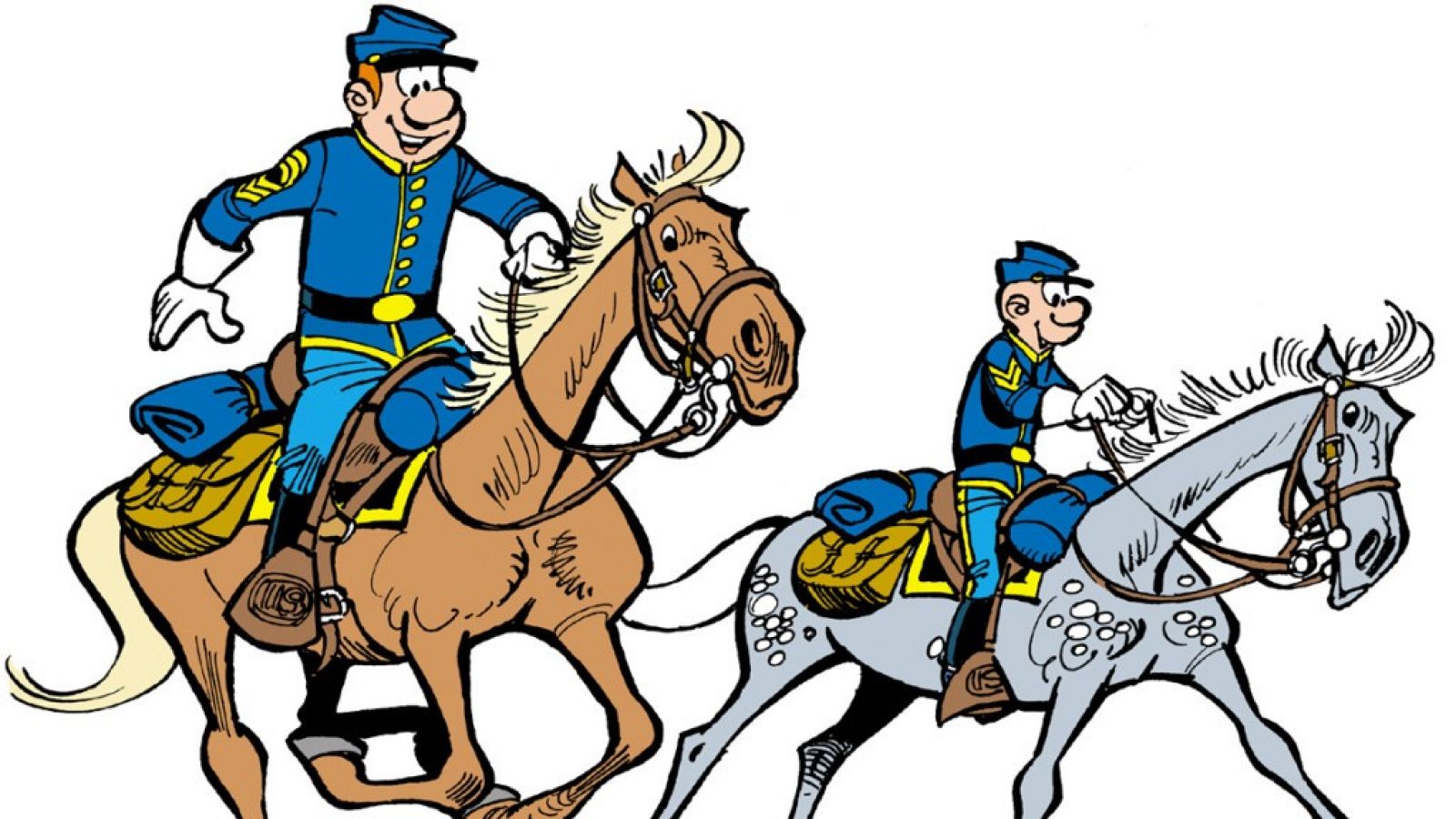 Los protagonistas de 'Casacas azules'