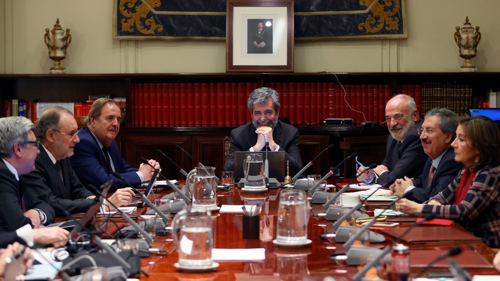 Pleno del Consejo General del Poder Judicial, en una imagen de archivo