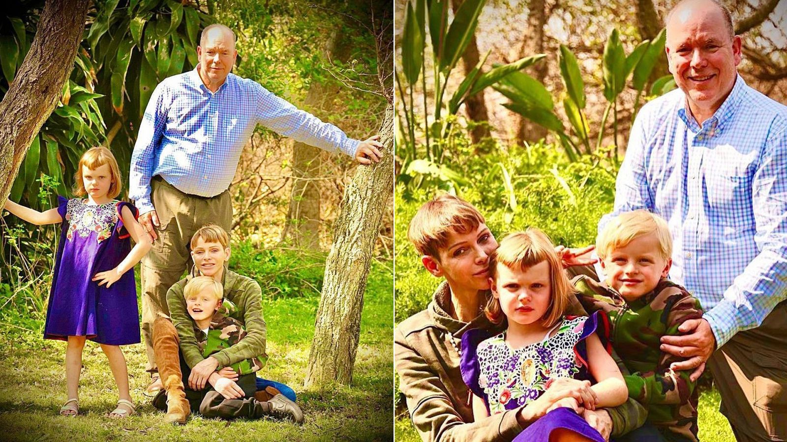 Charlene y Alberto de Mónaco esquivan los rumores de crisis con las fotos del reencuentro familiar