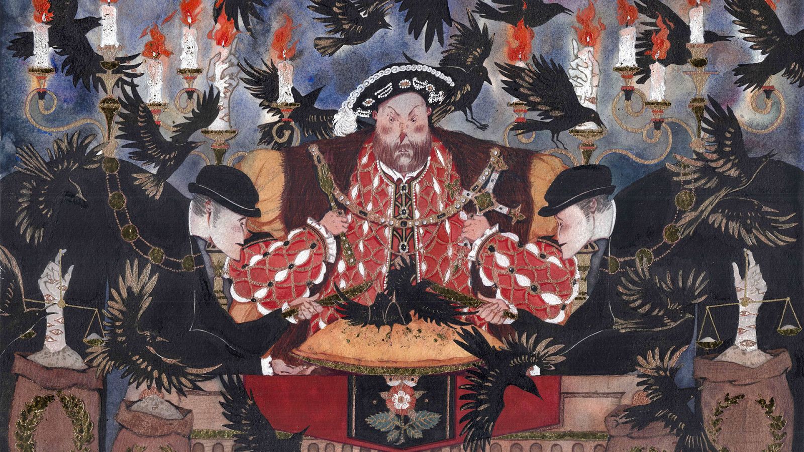 Los animales vivos en tartas eran lo más de lo más para los ricos y famosos de la época.