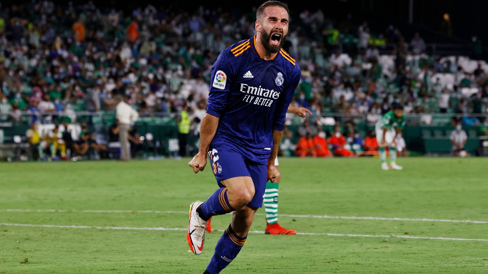 Carvajal marca el 0-1 ante el Betis