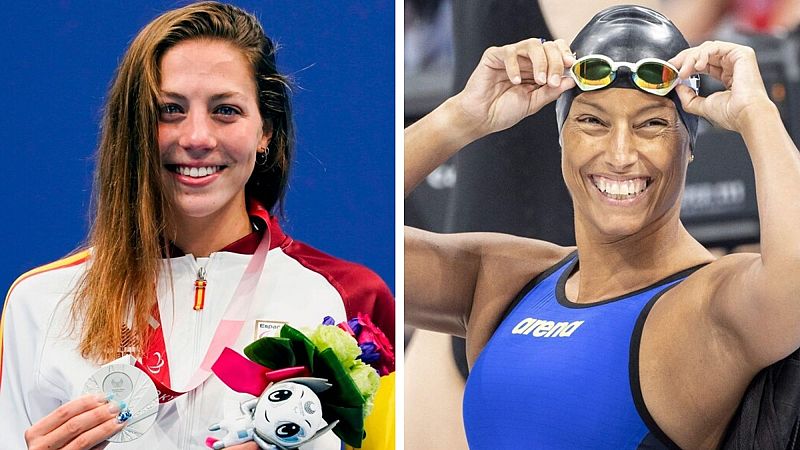 Plata para Nuria Marqués y Teresa Perales, a una medalla de igualar a Michael Phelps 