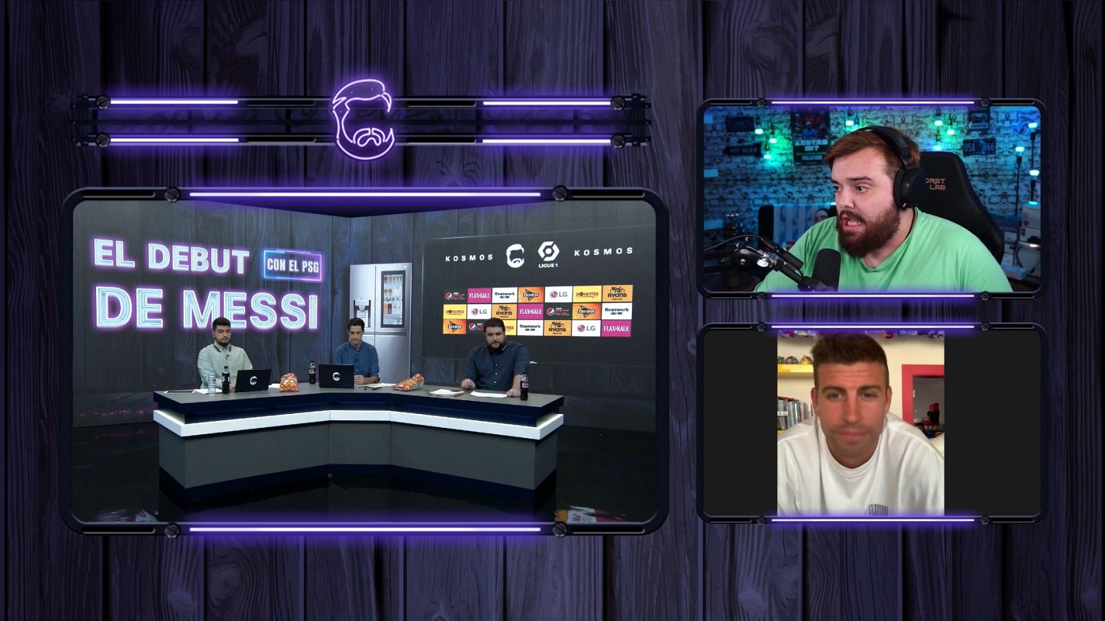 Ibai congrega a dos millones de usuarios en la retransmisión del debut de Messi