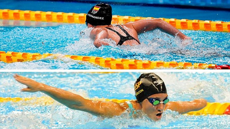 Marta Fernández se cuelga el oro en sus primeros Juegos y Sarai Gascón lo acaricia 