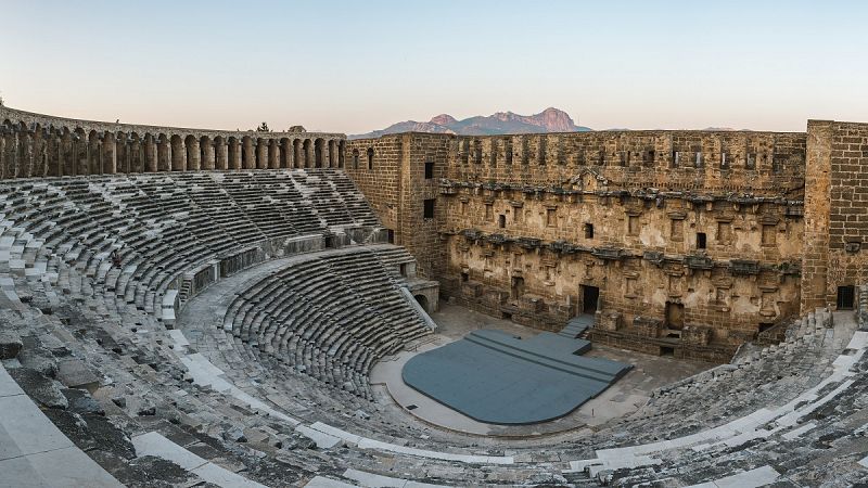 Aspendos, uno de los teatros romanos mejor conservados del mundo est� en Turqu�a