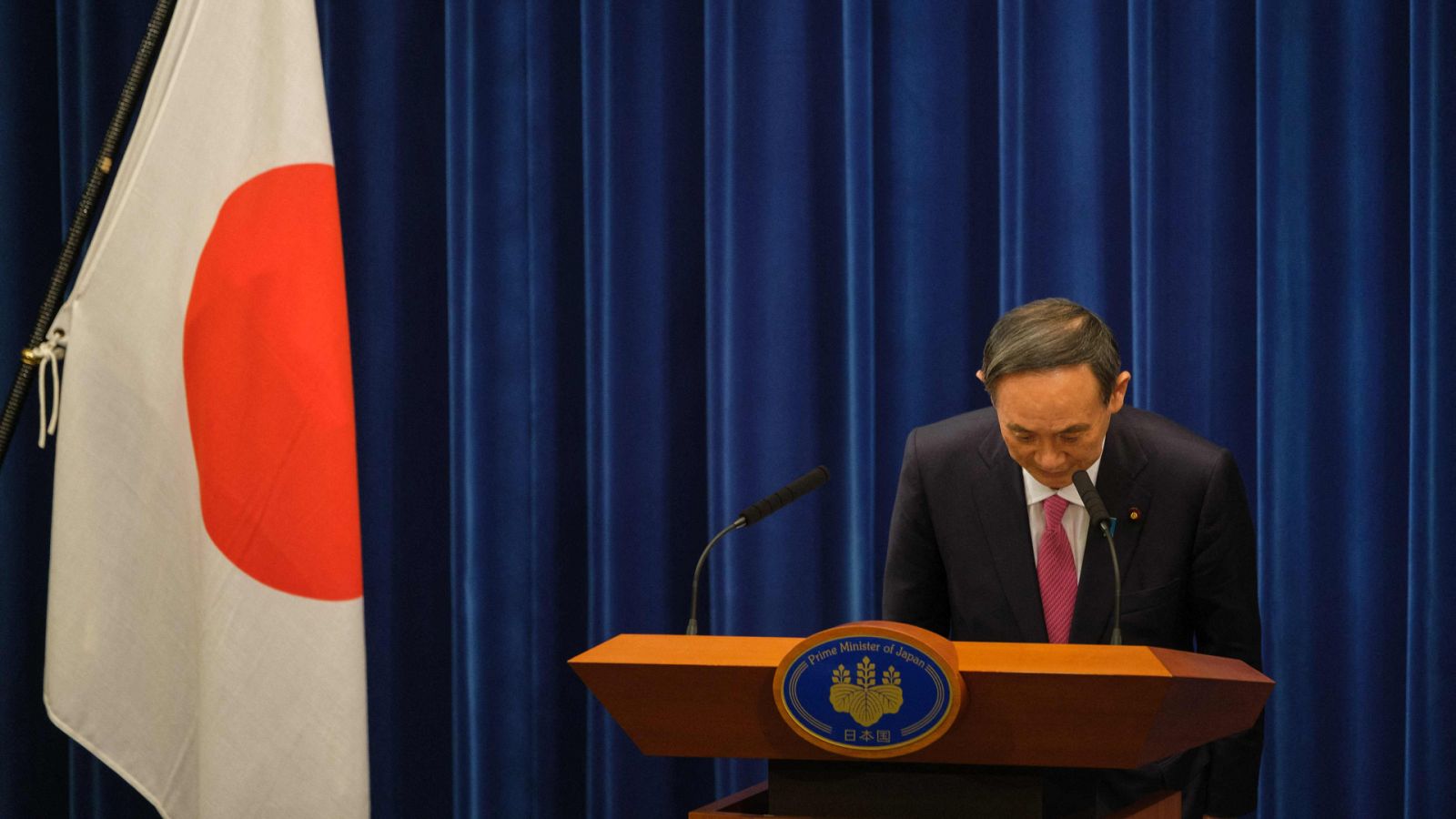 El primer ministro de Japón, Yoshihide Suga