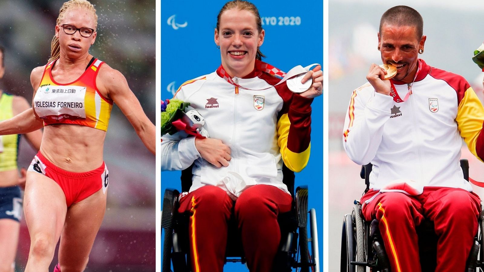 Adiaratou Iglesias, Marta Fernández y Sergio Garrote