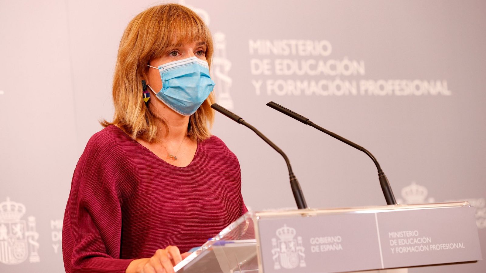 La ministra de Educación y Formación Profesional, Pilar Alegría