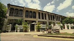 ¿Cómo es una casa-almacén típica de Singapur?