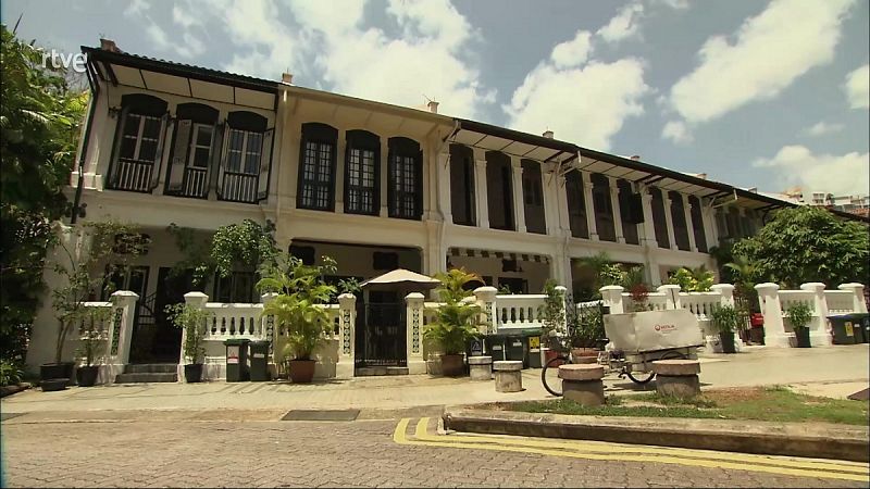 Cmo es una casa-almacn tpica de Singapur?