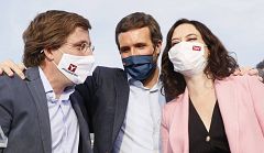 Ayuso vs. Almeida: Casado deja abierta la batalla por la presidencia madrileña del PP