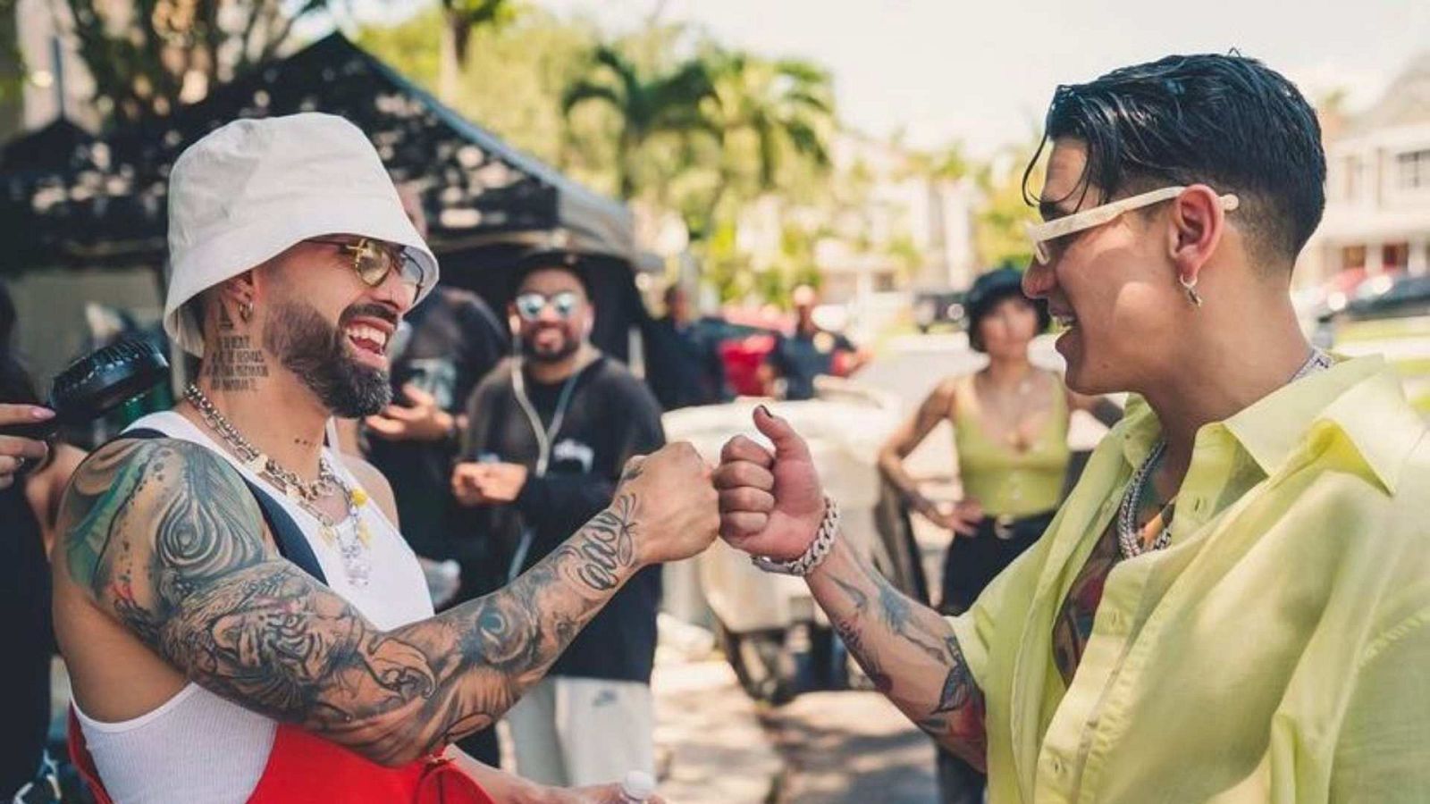 Mike Bahía y Lenny Tavarez