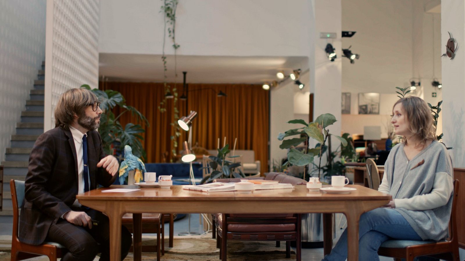 Òscar Dalmau i Maria Pauner de Moragas, a 'Helvètica'