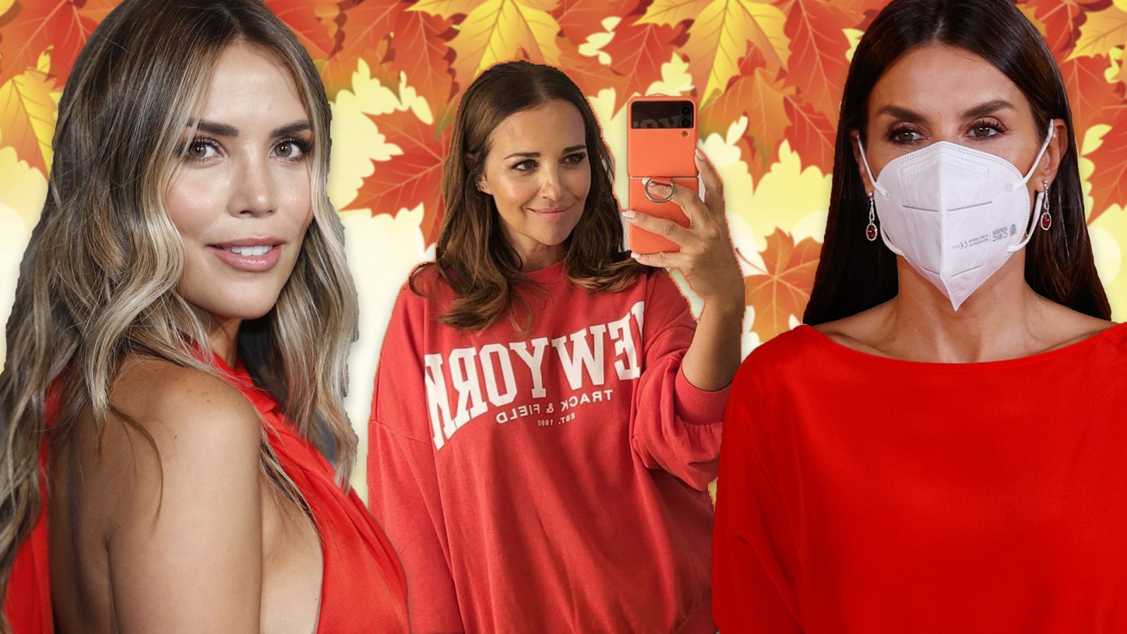 El rojo marca tendencia y todos lo adoran: de la reina Letizia a 'celebs' como Rosanna Zanetti y Paula Echevarría