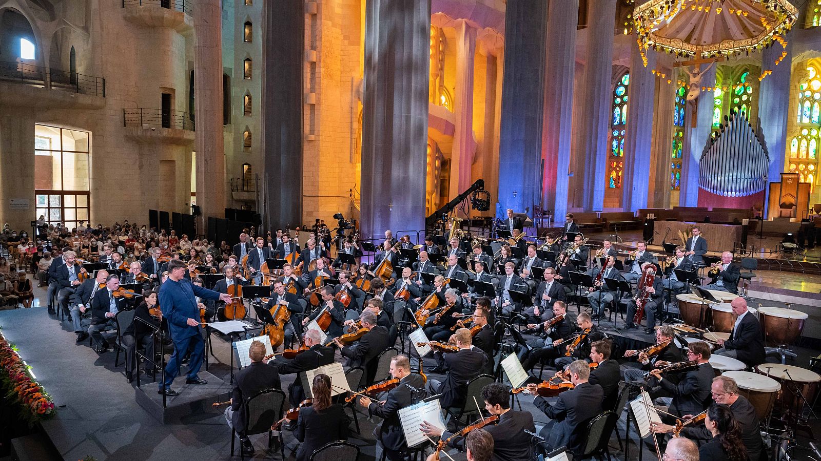 ensayo filarmonica de viena en la sagrada familia