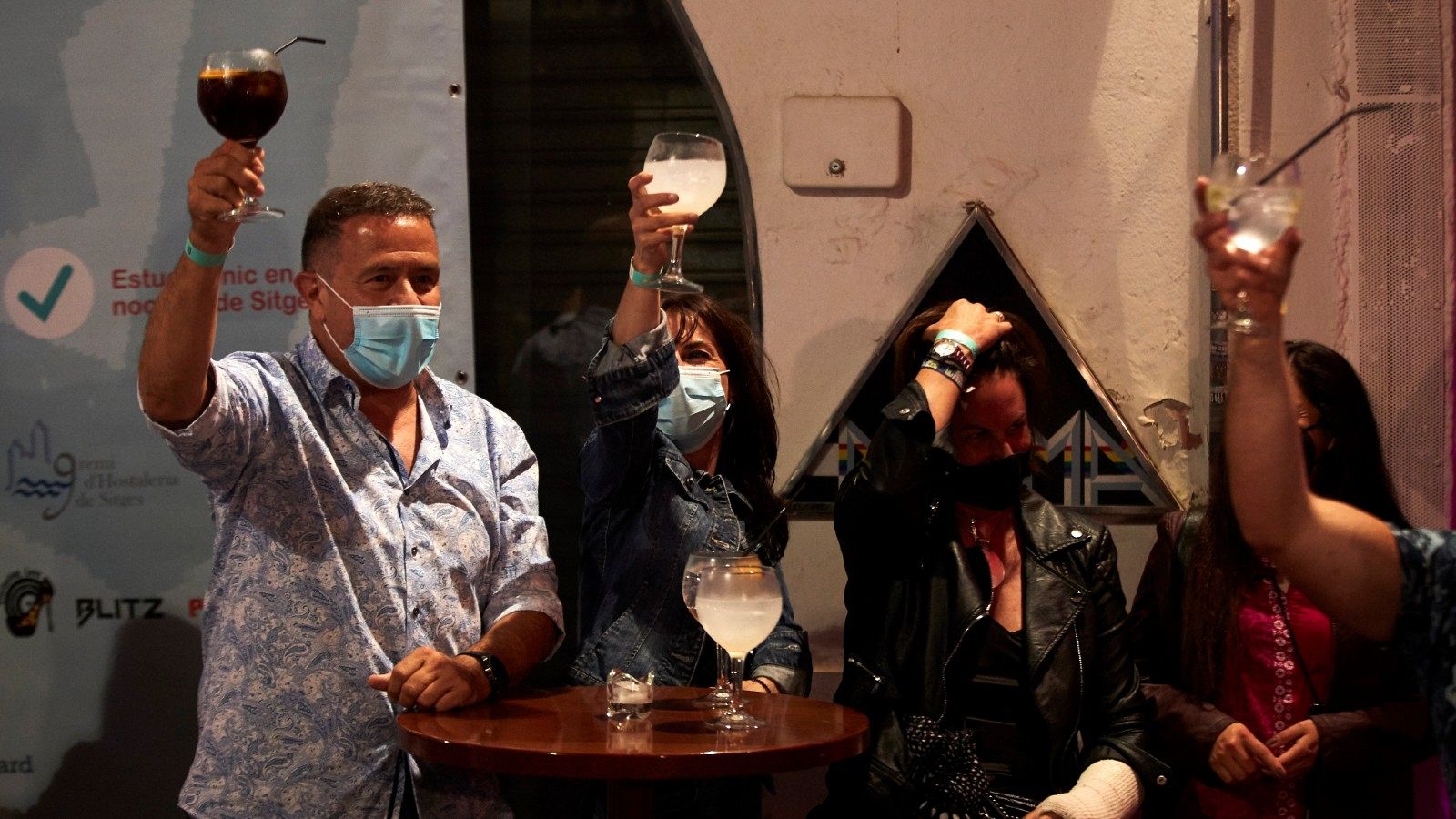 Sitges organizó una prueba piloto para la reapertura del ocio nocturno