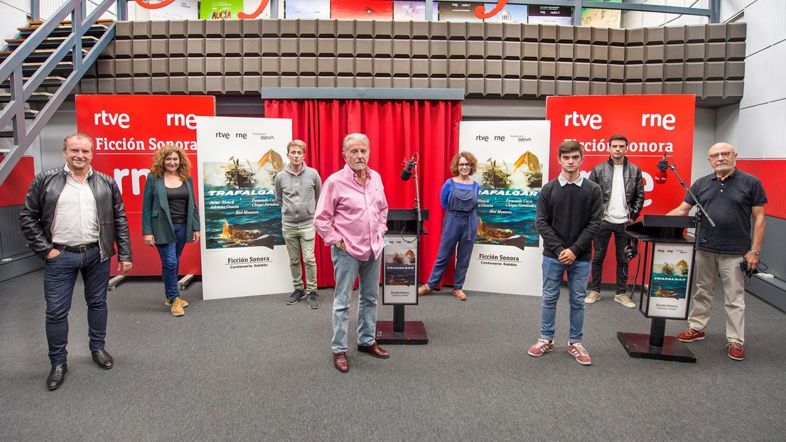 As� ha sido el primer ensayo de la ficci�n sonora 'Trafalgar'