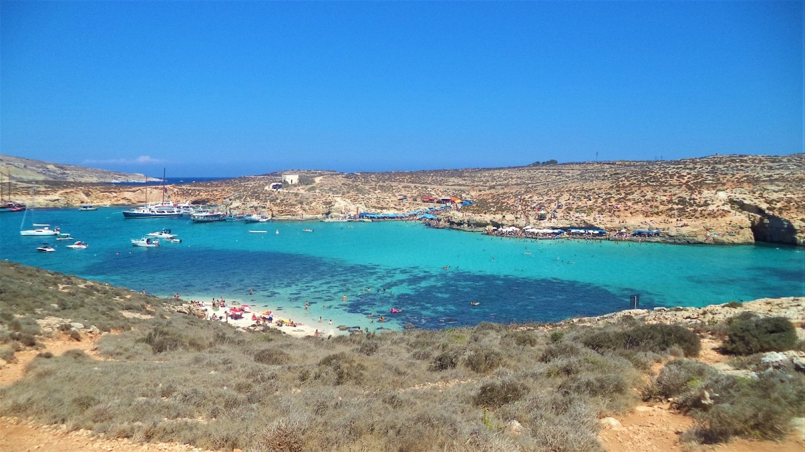 La Blue Lagoon en la isla de Comino