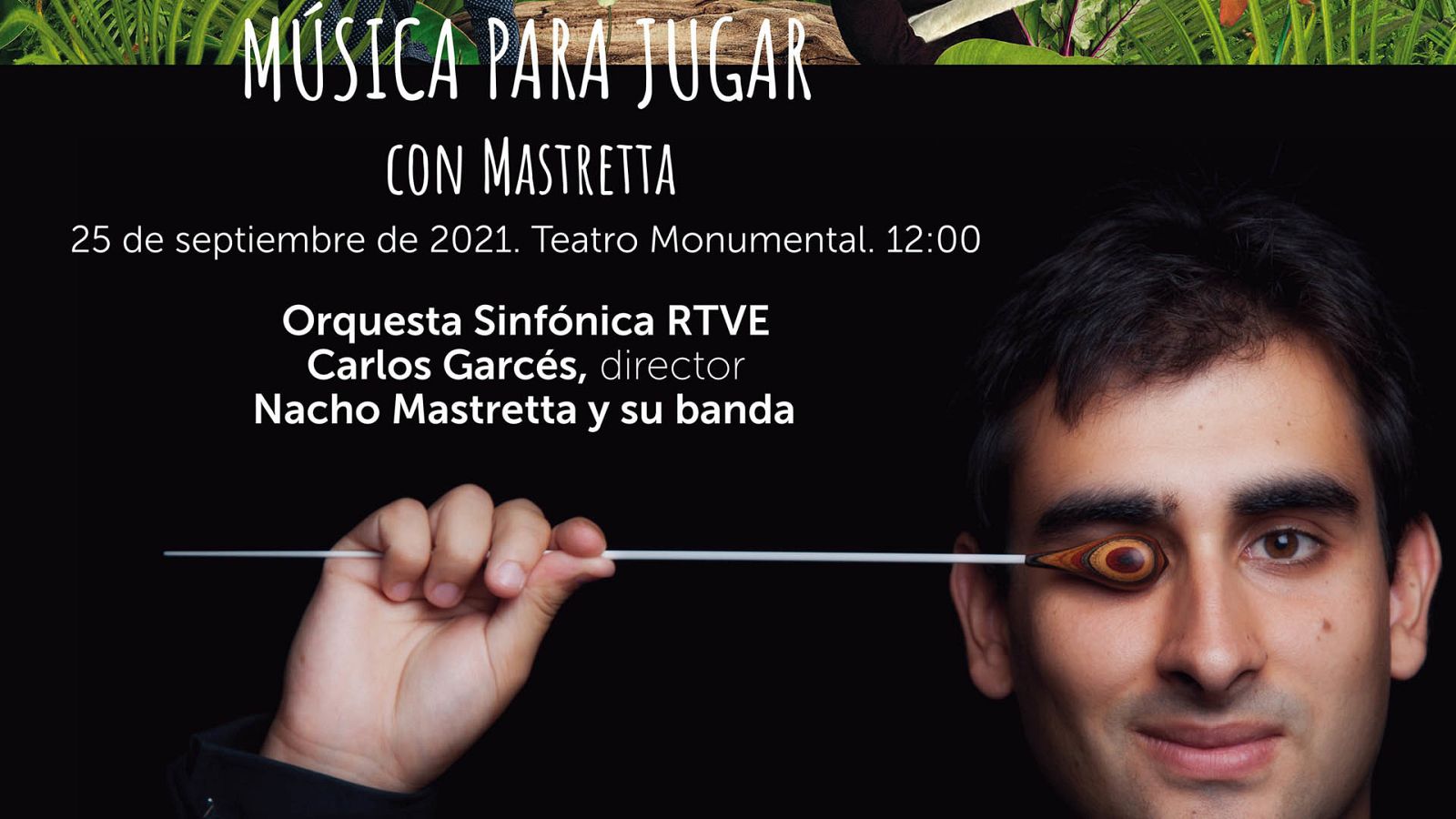 Cartel del concierto 'Música para jugar'