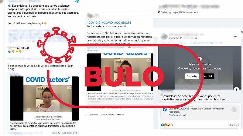 Estos enfermos de coronavirus en Australia no son actores, es un bulo