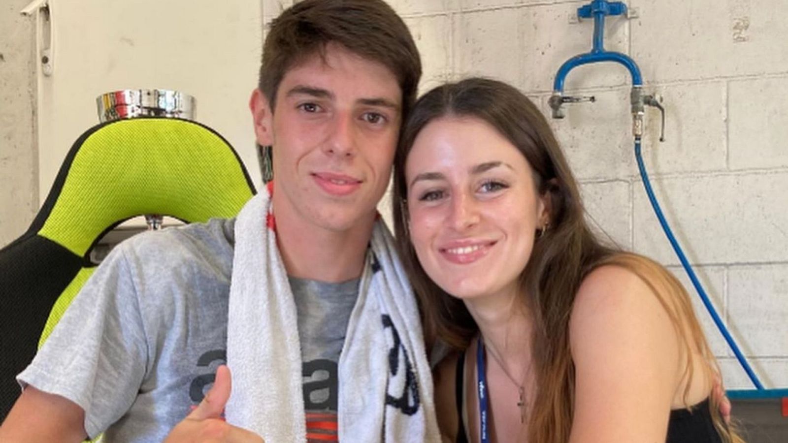 Rebecca Ortolá, novia de Dean Berta Viñales, se despide del motorista en las redes