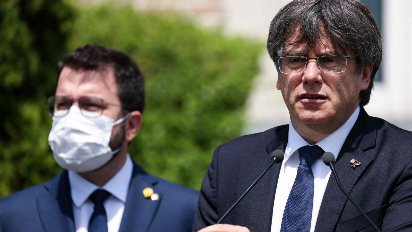 Aragonès y Puigdemont