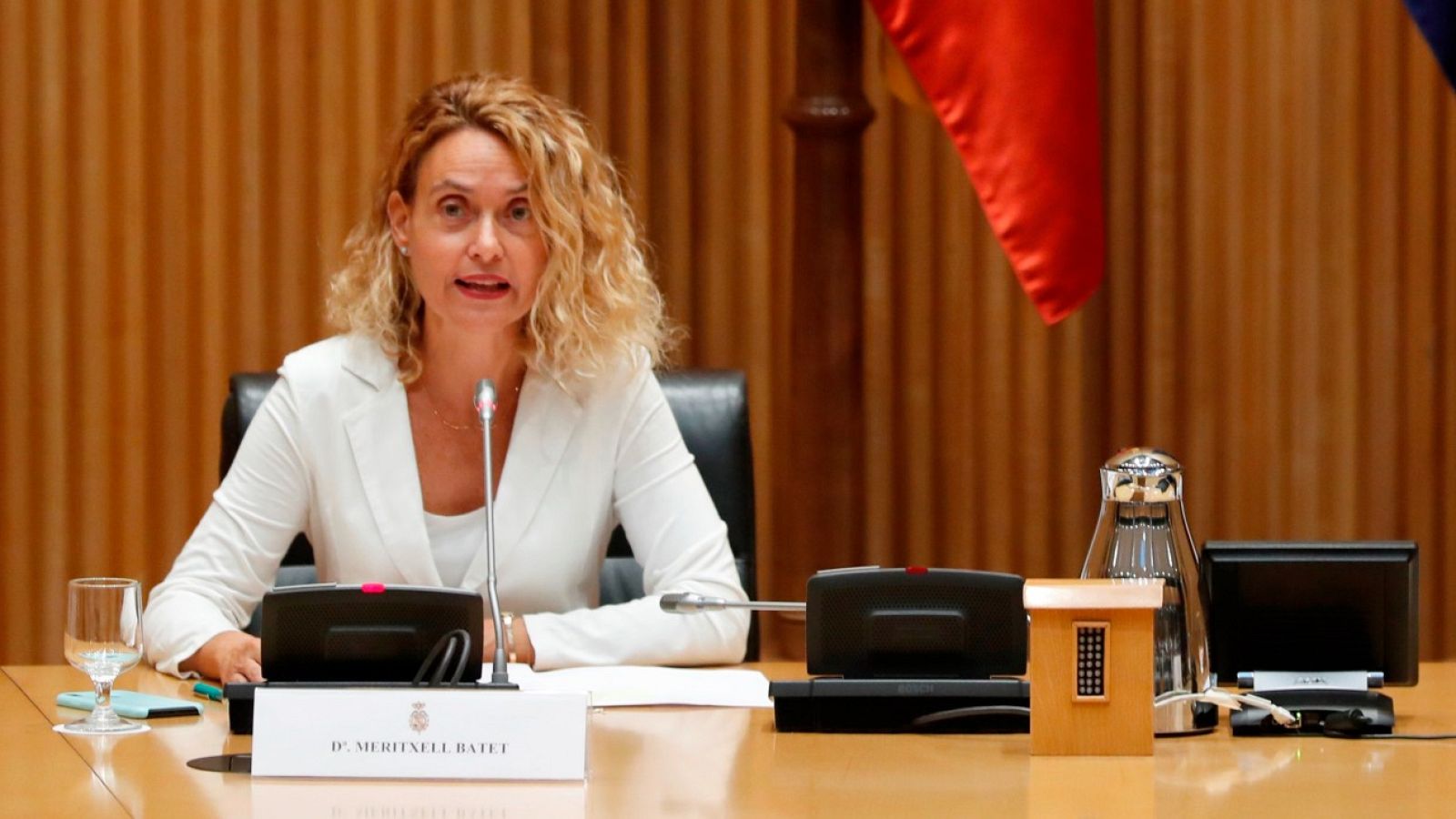 La presidenta del Congreso, Mertixell Batet