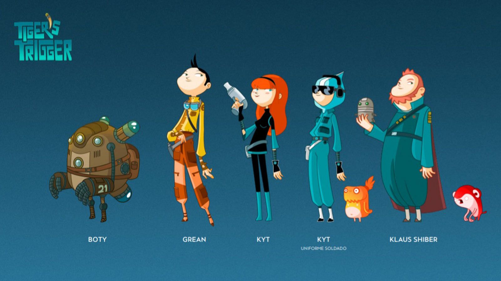 Los protagonistas de 'Tiger's Trigger'