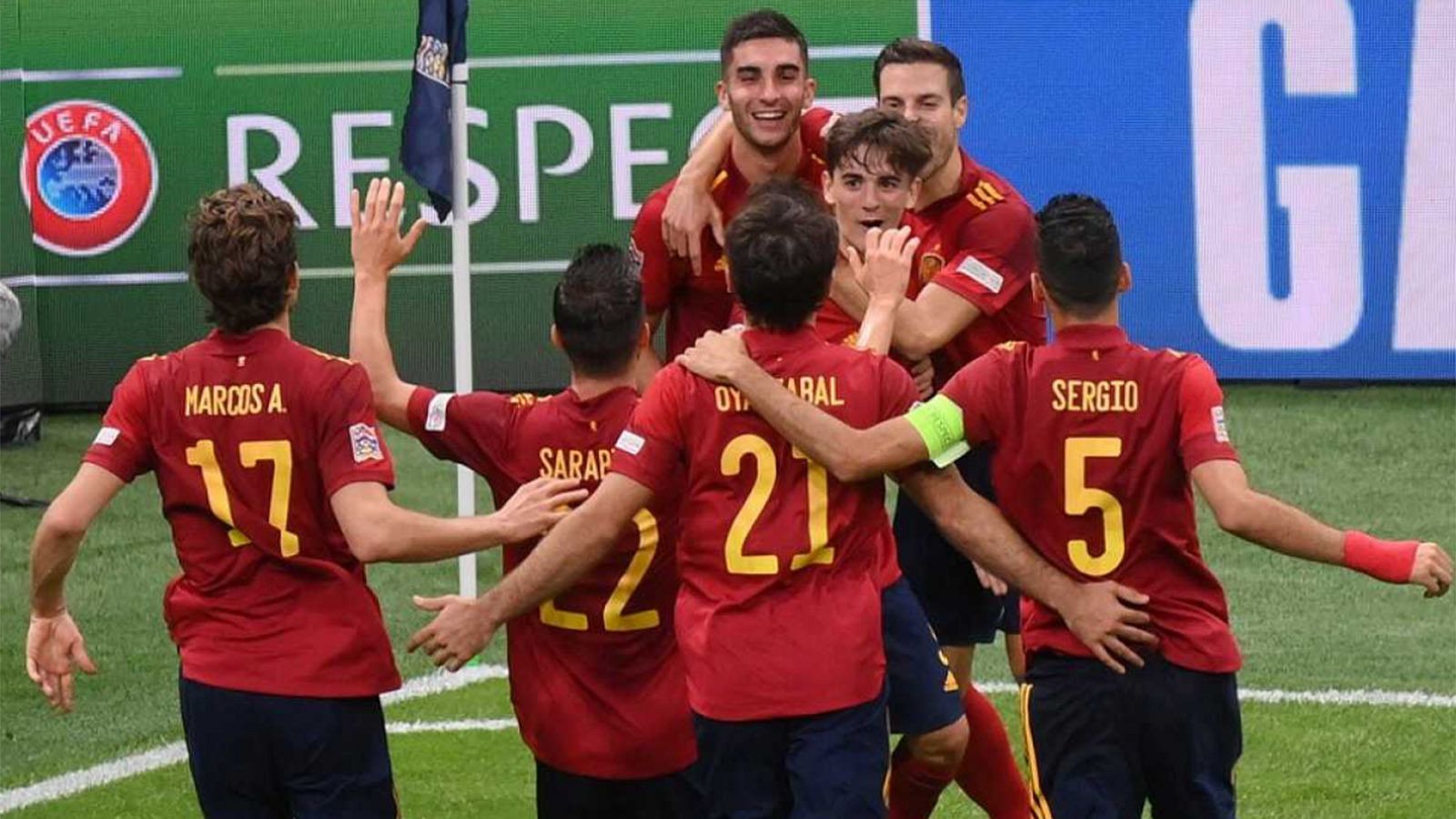 El partido fue lo más visto del día