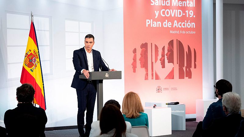Sánchez anuncia un plan de 100 millones para la salud mental y un teléfono 24 horas contra el suicidio