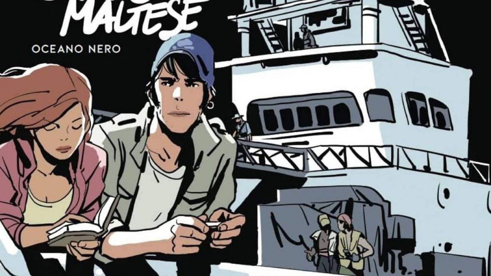 Imagen promocional de 'Corto Maltés: Océano Negro'