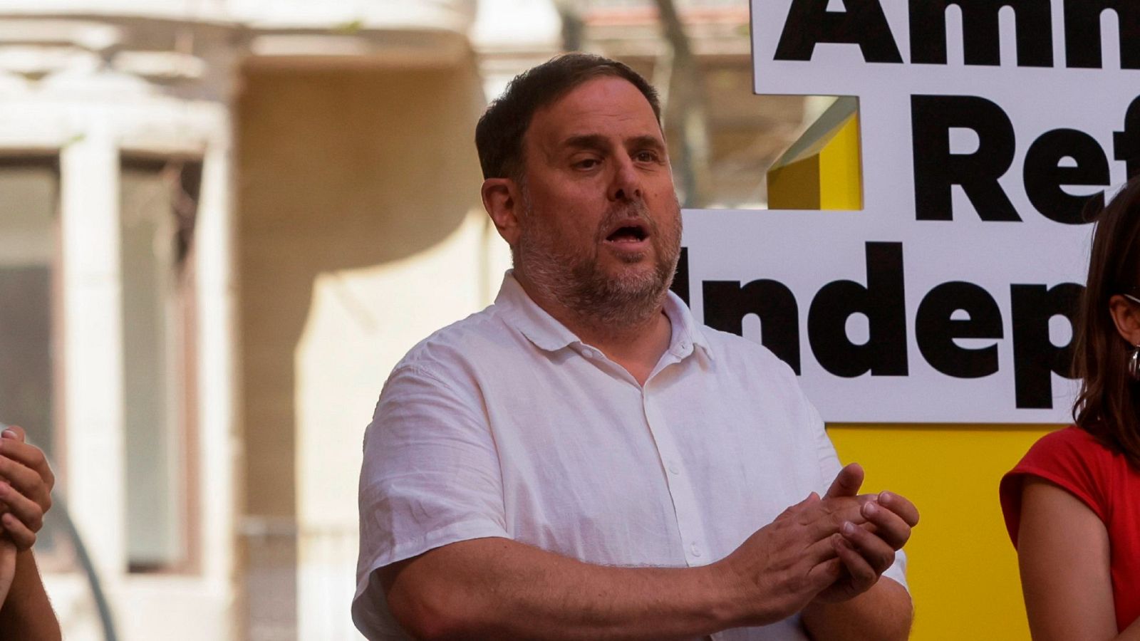 El presidente del ERC, Oriol Junqueras