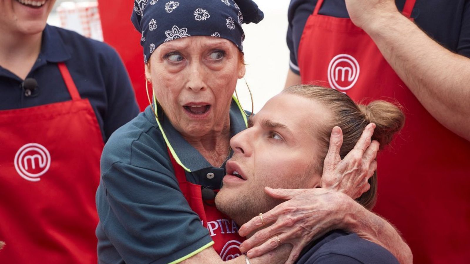 Verónica Forqué y Eduardo Navarrete en 'MasterChef'