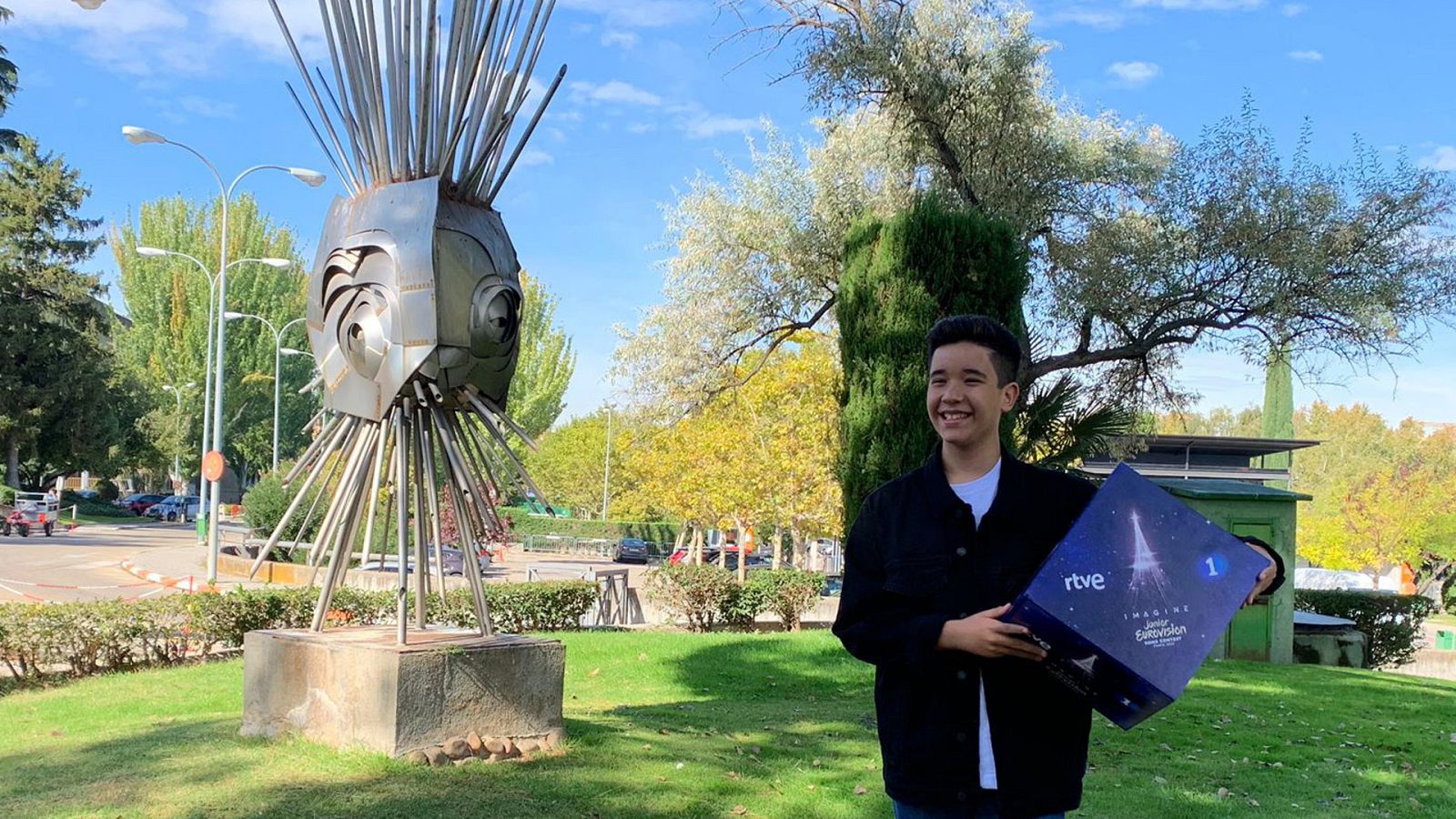 Levi Díaz, representante de Eurovisión Junior 2021, en Prado del Rey