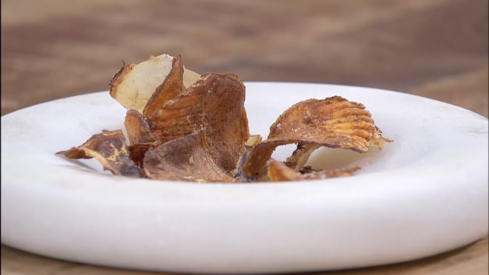 Receta de chips de verdura de Belén López