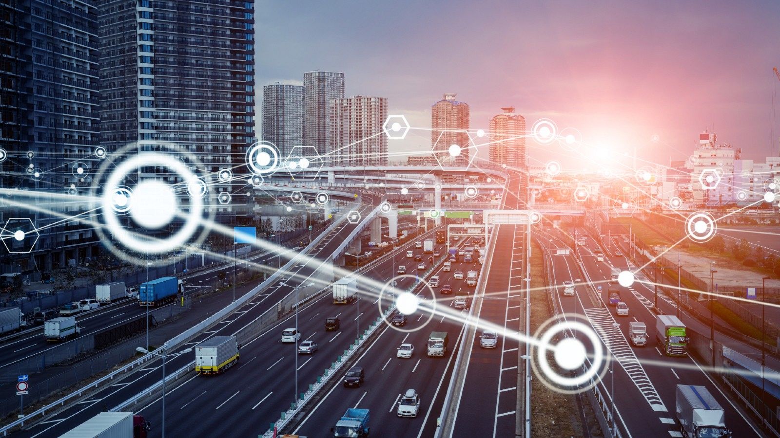 Vista de una carretera, en una imagen de archivo