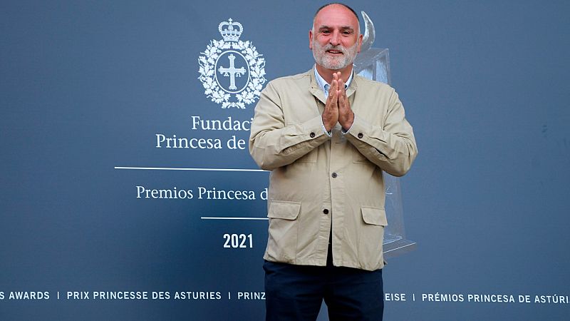 El chef José Andrés dona a La Palma el importe del Premio Princesa de Asturias de la Concordia 2021