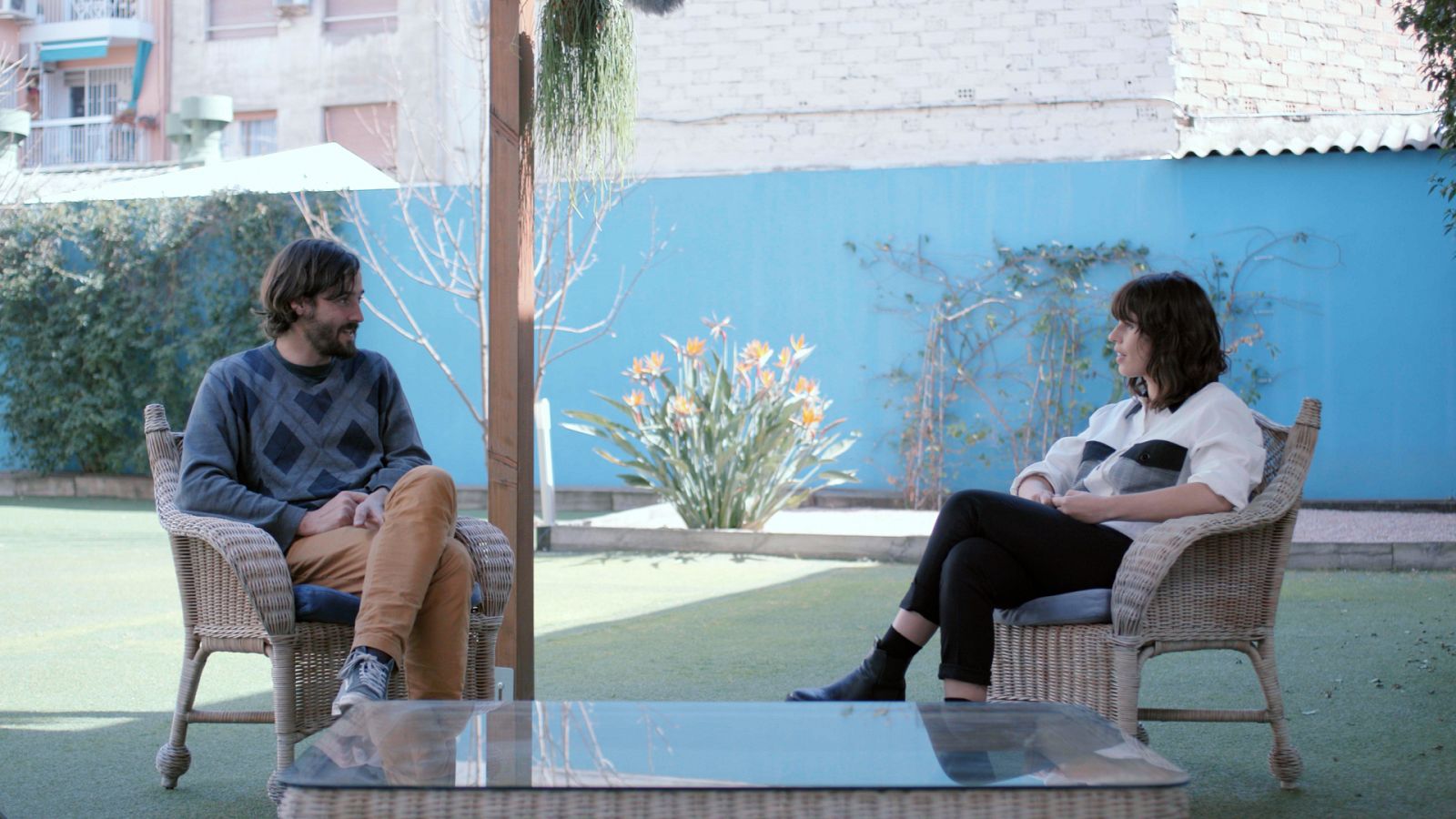 Flor Saura i Carlos Marqués-Marcet, a 'Helvètica'